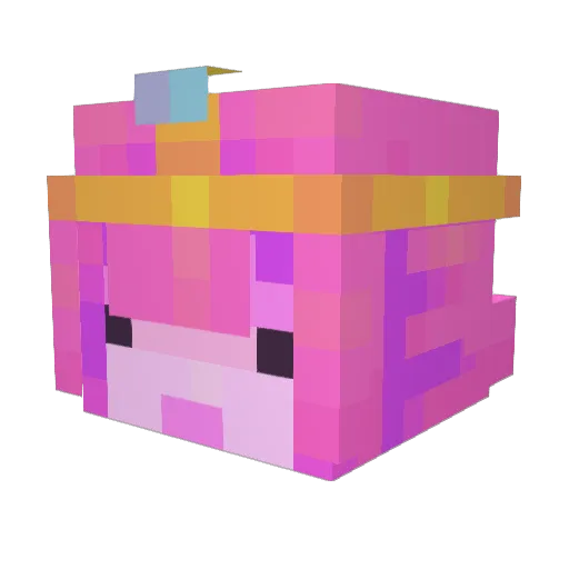 Emmylicious_ Minecraft avatar head, 3D render