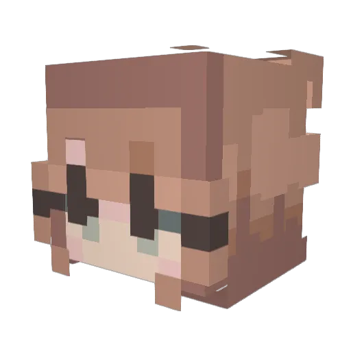 Emmyyyyy14 Minecraft avatar head, 3D render