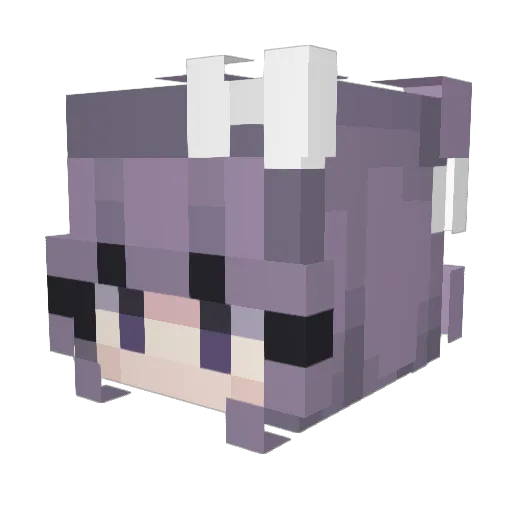 EmoNugget5377 Minecraft avatar head, 3D render