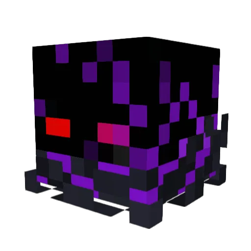 EmoO_O Minecraft avatar head, 3D render
