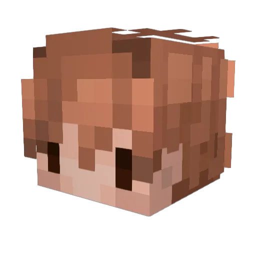 Emo_HatXEvil_Rat Minecraft avatar head, 3D render