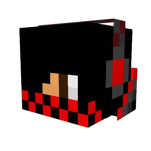 Emoangel95 Minecraft avatar head, 3D render