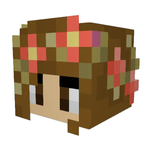 EmokittySaysRawr Minecraft avatar head, 3D render