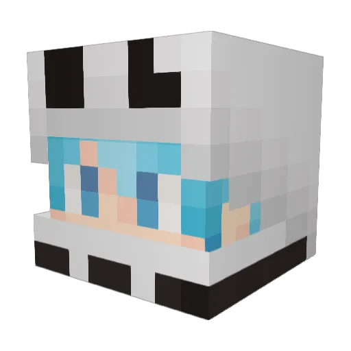 EmotionalMess000 Minecraft avatar head, 3D render