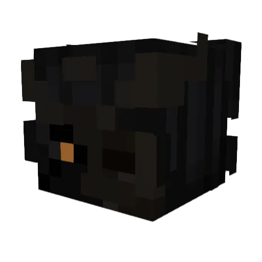 Empalagar Minecraft avatar head, 3D render