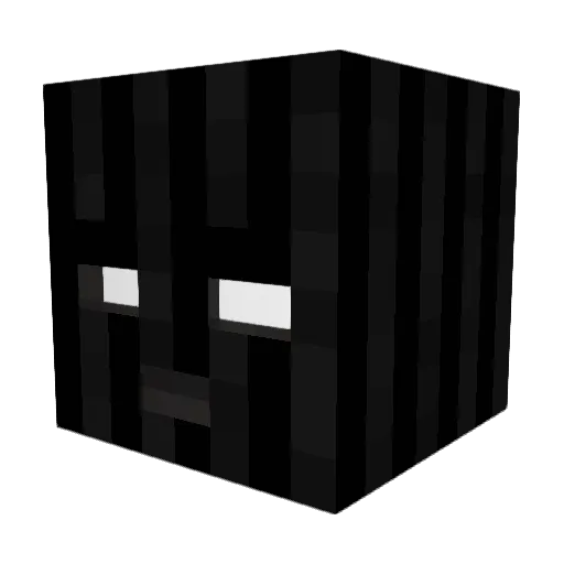 Empastillado Minecraft avatar head, 3D render