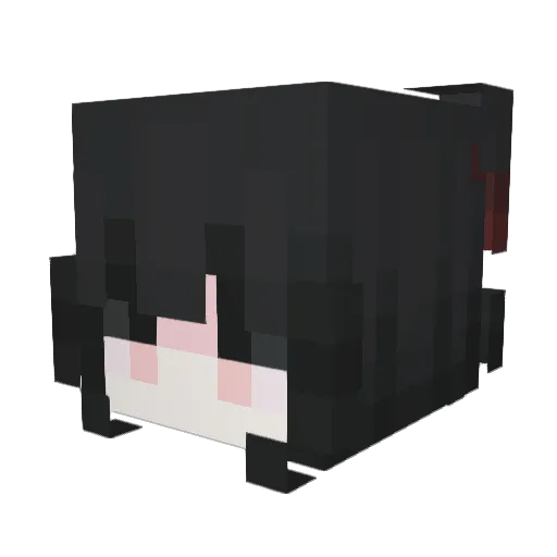 Empathism Minecraft avatar head, 3D render