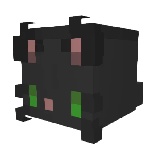 Empeeno Minecraft avatar head, 3D render