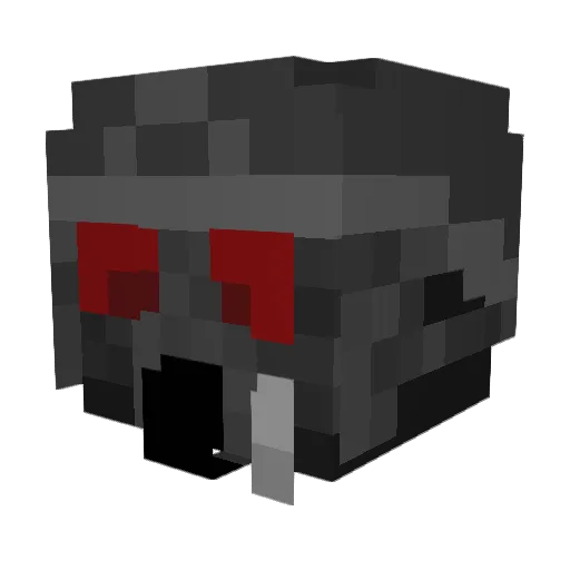 Emperage01 Minecraft avatar head, 3D render