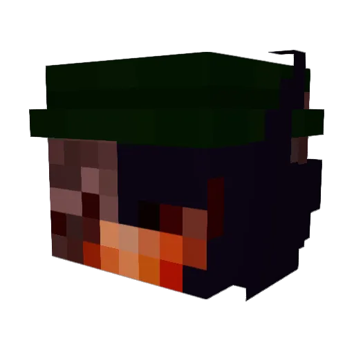 Empereur_Yop Minecraft avatar head, 3D render