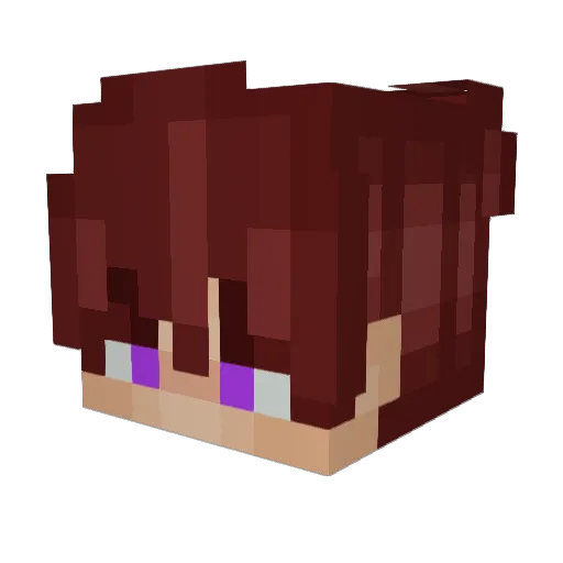 EmperorEllz Minecraft avatar head, 3D render