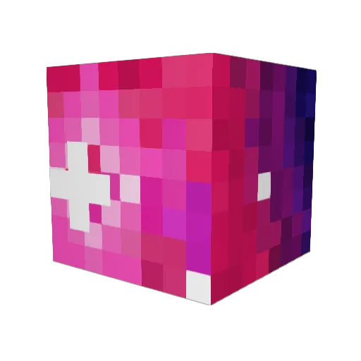 EmperorIse Minecraft avatar head, 3D render