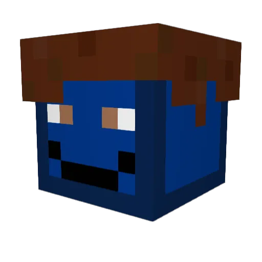 EmperorJDH Minecraft avatar head, 3D render
