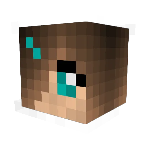 EmperorOfKorea Minecraft avatar head, 3D render