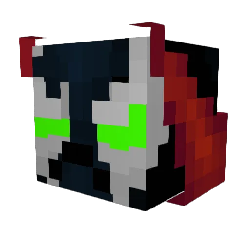 EmperorTaco Minecraft avatar head, 3D render