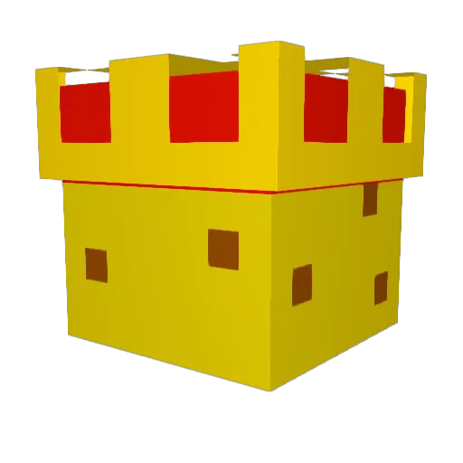 Emperor_Alione Minecraft avatar head, 3D render
