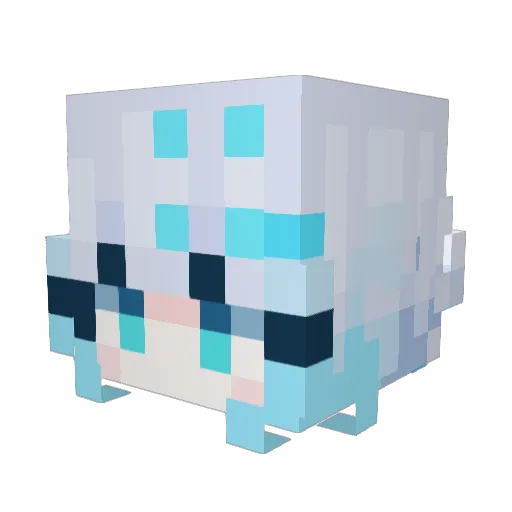Emperor_Cerydra Minecraft avatar head, 3D render