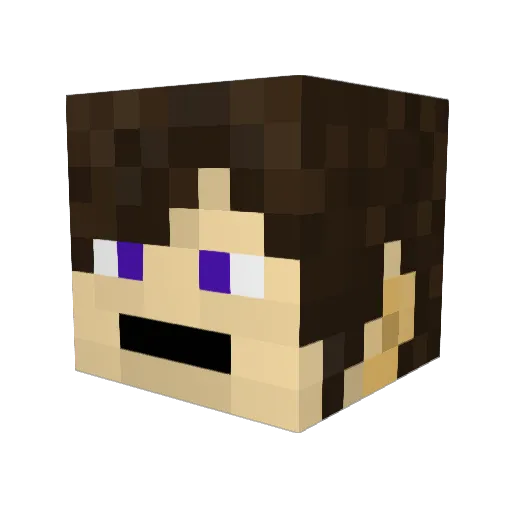 Emperor_Gaius Minecraft avatar head, 3D render