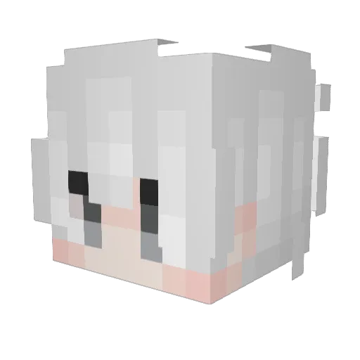 Emperor_JiMin Minecraft avatar head, 3D render