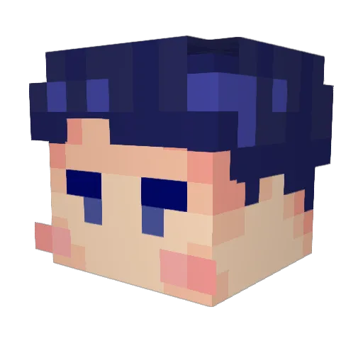 Emperor_Skelly Minecraft avatar head, 3D render