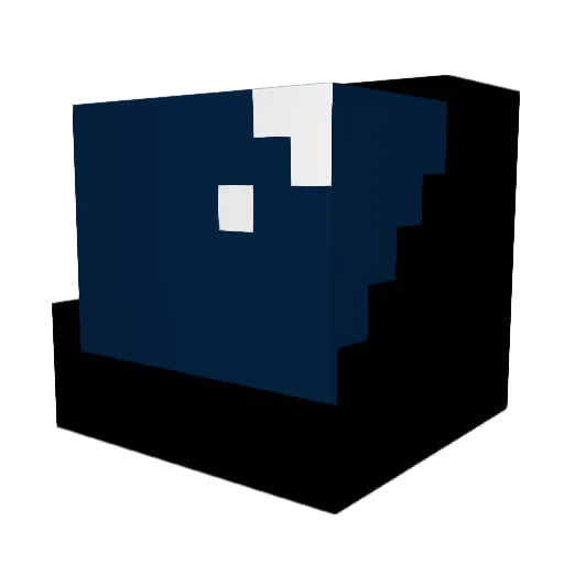 Emperorofweirdos Minecraft avatar head, 3D render