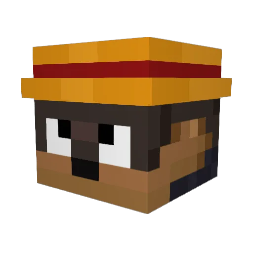 Emperortrajan125 Minecraft avatar head, 3D render