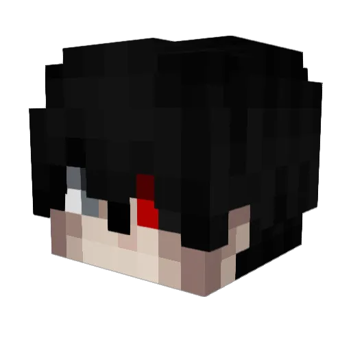 Emphasize2118 Minecraft avatar head, 3D render