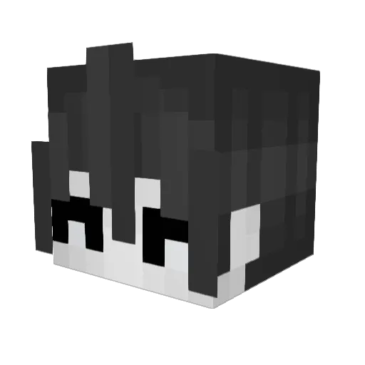 Empherno Minecraft avatar head, 3D render