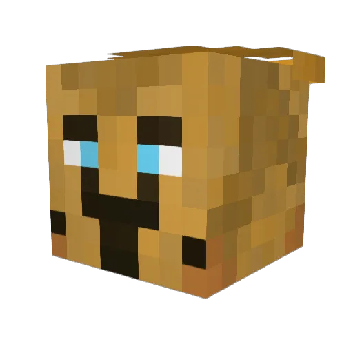 EmpiresWho Minecraft avatar head, 3D render