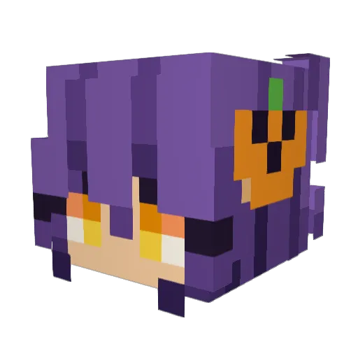 Emplyfy Minecraft avatar head, 3D render