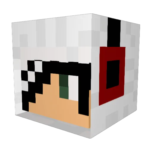 EmpoleKing Minecraft avatar head, 3D render