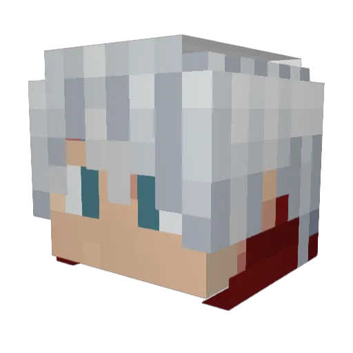 Empovyle Minecraft avatar head, 3D render