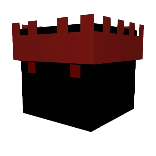 Emppaplays Minecraft avatar head, 3D render