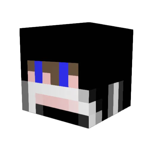 Emprah1331 Minecraft avatar head, 3D render