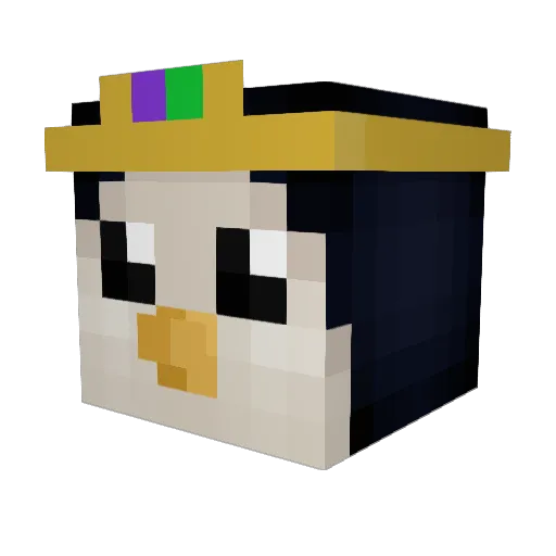 EmpressIssa Minecraft avatar head, 3D render