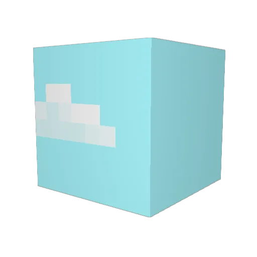 EmptyBoss10 Minecraft avatar head, 3D render