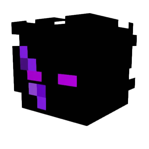 EmptyDorito Minecraft avatar head, 3D render