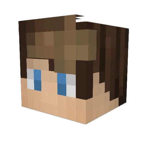EmptyNick10 Minecraft avatar head, 3D render