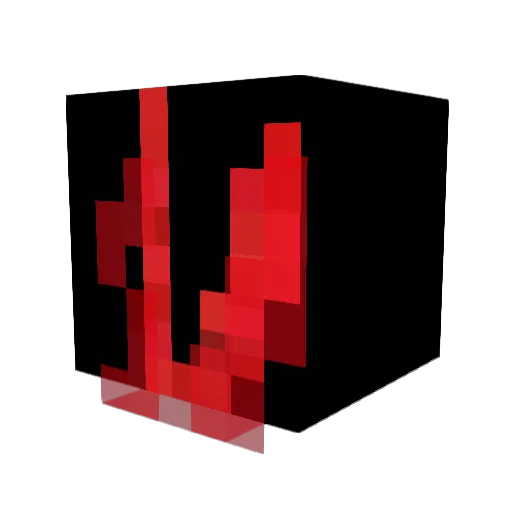 Empty_SetPixel Minecraft avatar head, 3D render