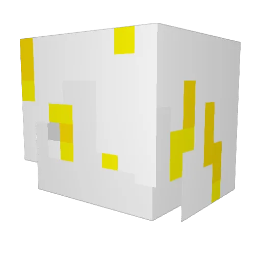 Empty_voidYT Minecraft avatar head, 3D render