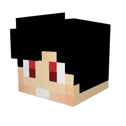 Empy_ Minecraft avatar head, 3D render