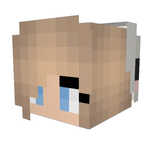 EmpyreanAthena Minecraft avatar head, 3D render