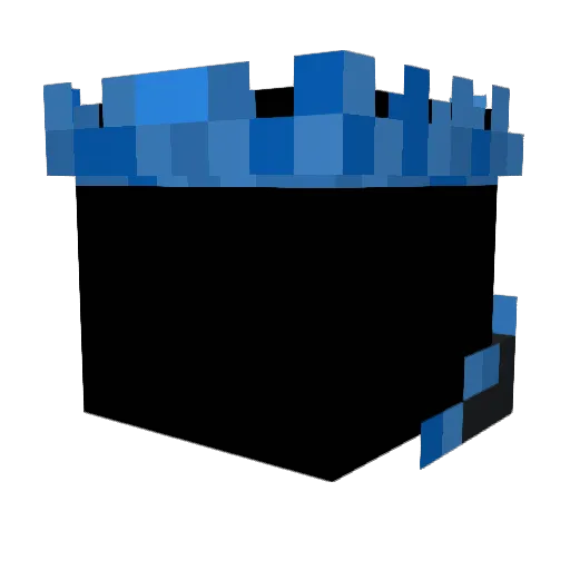 Empyric Minecraft avatar head, 3D render