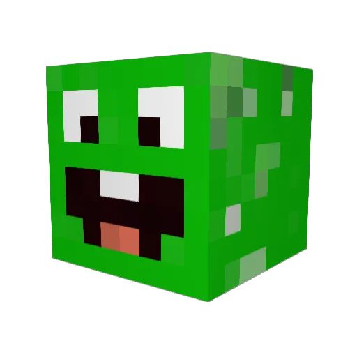 Emqathy Minecraft avatar head, 3D render