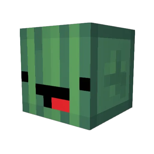 Emqnuel Minecraft avatar head, 3D render