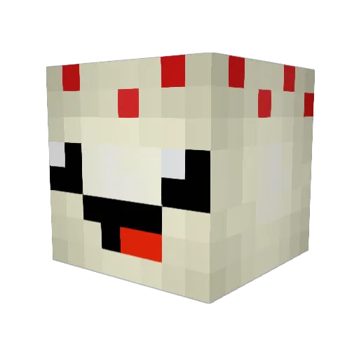 Emranbro12 Minecraft avatar head, 3D render