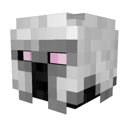 Emricon Minecraft avatar head, 3D render
