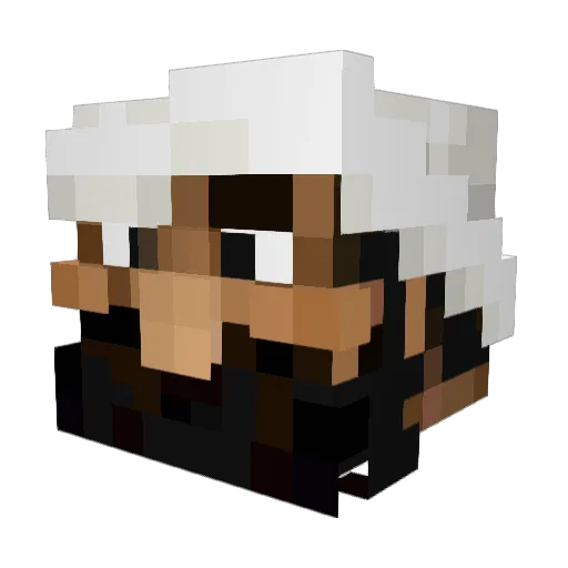 Emrk08 Minecraft avatar head, 3D render