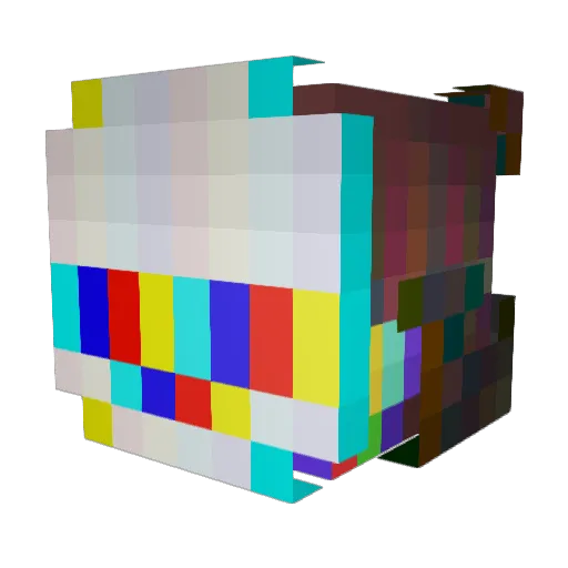 Emroe Minecraft avatar head, 3D render