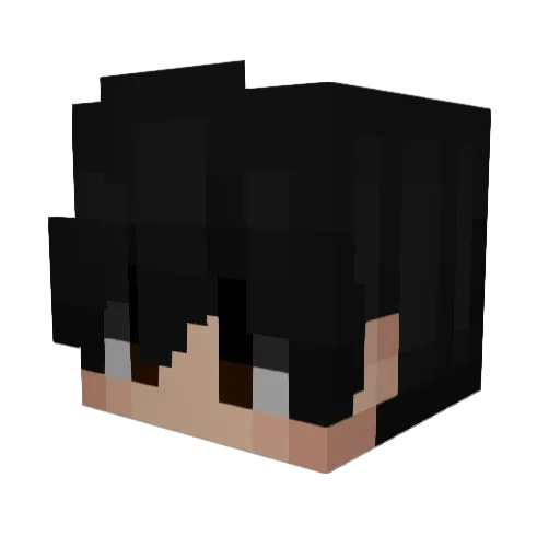 Emrult Minecraft avatar head, 3D render